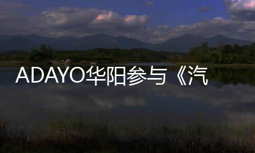 ADAYO華陽參與《汽車座艙電子信息抬頭顯示器》團(tuán)體標(biāo)準(zhǔn)工作組研討會