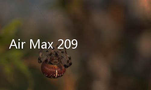 Air Max 2090 鞋款全新白藍配色外海上架，表現極為清爽