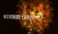 BDI指數七連漲 升25點報1458點