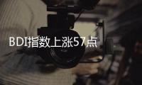 BDI指數上漲57點 報1422點