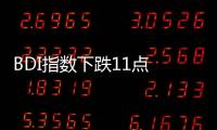 BDI指數下跌11點 報612點 巴拿馬型船需求持續疲軟