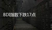 BDI指數下跌17點 報1558點 因海岬型下行拖累