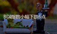 BDI指數小幅下跌6點 報655點 超靈便型船運價連續3天上漲