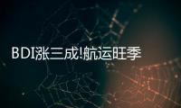 BDI漲三成!航運旺季要來了!