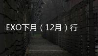 EXO下月（12月）行程公開！