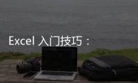 Excel 入門技巧：特殊編號、批量查看公式...