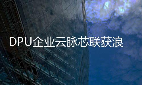 DPU企業云脈芯聯獲浪潮信息投資入股