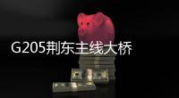 G205荊東主線大橋 首孔梁體架設成功