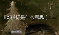 Kpi指標是什么意思（kpi指標是指什么）