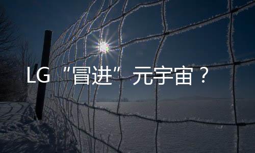 LG“冒進(jìn)”元宇宙？