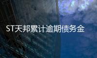 ST天邦累計逾期債務金額合計約2.23億元