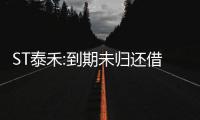 ST泰禾:到期未歸還借款本金585.37億元