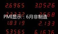 PMI顯示：6月非制造業經濟保持較快增長