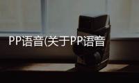 PP語音(關于PP語音簡述)