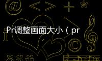Pr調(diào)整畫面大小（pr怎么調(diào)整畫面大小）