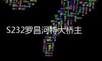 S232羅昌河特大橋主橋墩柱施工接近尾聲