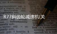 R77斜齒輪減速機(關于R77斜齒輪減速機簡述)