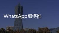 WhatsApp即將推出人工智能搜索功能