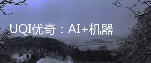 UQI優奇：AI+機器人，瞄準智慧物流“下半場”