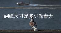 a4紙尺寸是多少像素大小（a4紙尺寸像素大小怎么設置）