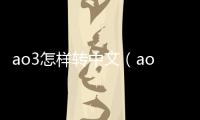ao3怎樣轉中文（ao3網站切換中文）