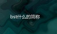 bst什么的簡稱