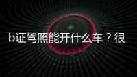 b證駕照能開什么車？很多車主不知道“內情”B1和B2區別非常大