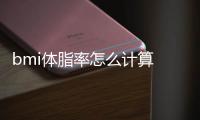 bmi體脂率怎么計算 bmi是什么意思