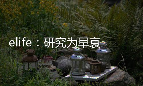 elife：研究為早衰兒童患者的治療提供希望