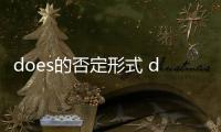 does的否定形式 does否定形式是什么