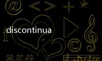 discontinuance(關于discontinuance簡述)