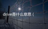 drive是什么意思（dr是什么意思）