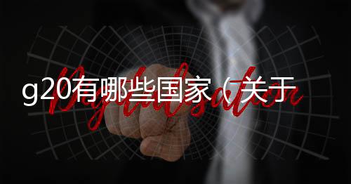 g20有哪些國家（關(guān)于g20有哪些國家的基本情況說明介紹）
