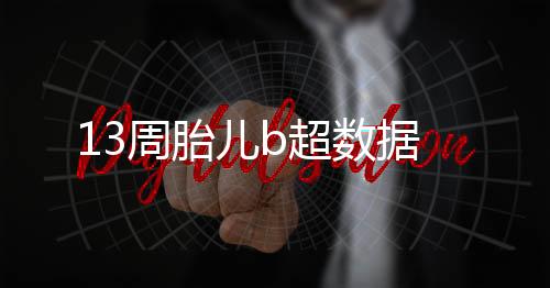 13周胎兒b超數據