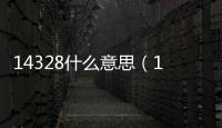 14328什么意思（1433223是什么意思）