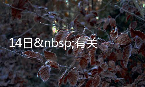 14日 有關部門對京城餐廳急查“毒濕巾”