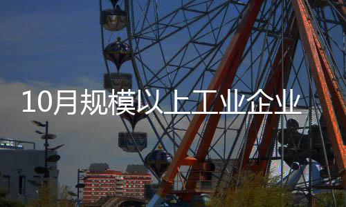 10月規模以上工業企業利潤總額同比下降9.9%