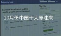 10月份中國十大原油來源國一覽