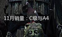 11月銷量：C級與A4L激烈爭冠 3系勇猛不足