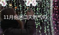 11月份進口天然氣918萬噸