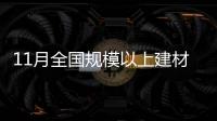11月全國規(guī)模以上建材家居賣場(chǎng)銷售842.6億元