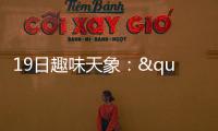 19日趣味天象："雙星拱月"呈現一張"歪嘴"的笑臉