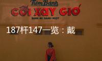 187桿147一覽：戴轟賽季第11桿147 巡回錦標賽首桿！