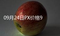 09月24日PX價格9500.00元/噸60天上漲11.76%