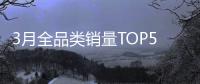 3月全品類銷量TOP5 AION S系列取代燃油