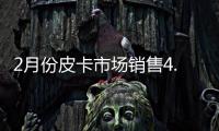 2月份皮卡市場銷售4.3萬輛 同比增25.2%