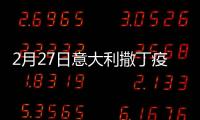 2月27日意大利撒丁疫情最新消息