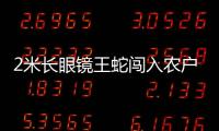 2米長眼鏡王蛇闖入農(nóng)戶家中 嚇壞村民
