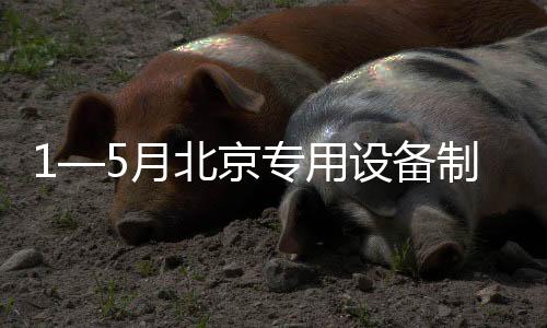 1—5月北京專用設備制造業增長16.2%