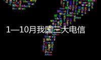 1—10月我國三大電信運營商物聯(lián)網(wǎng)業(yè)務(wù)收入同比增21.2%